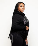 Womans Grind Bedazzled Sweat Suits