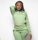 Womans Zip-Up Sweatsuit