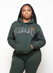 Womans Grind Bedazzled Sweat Suits